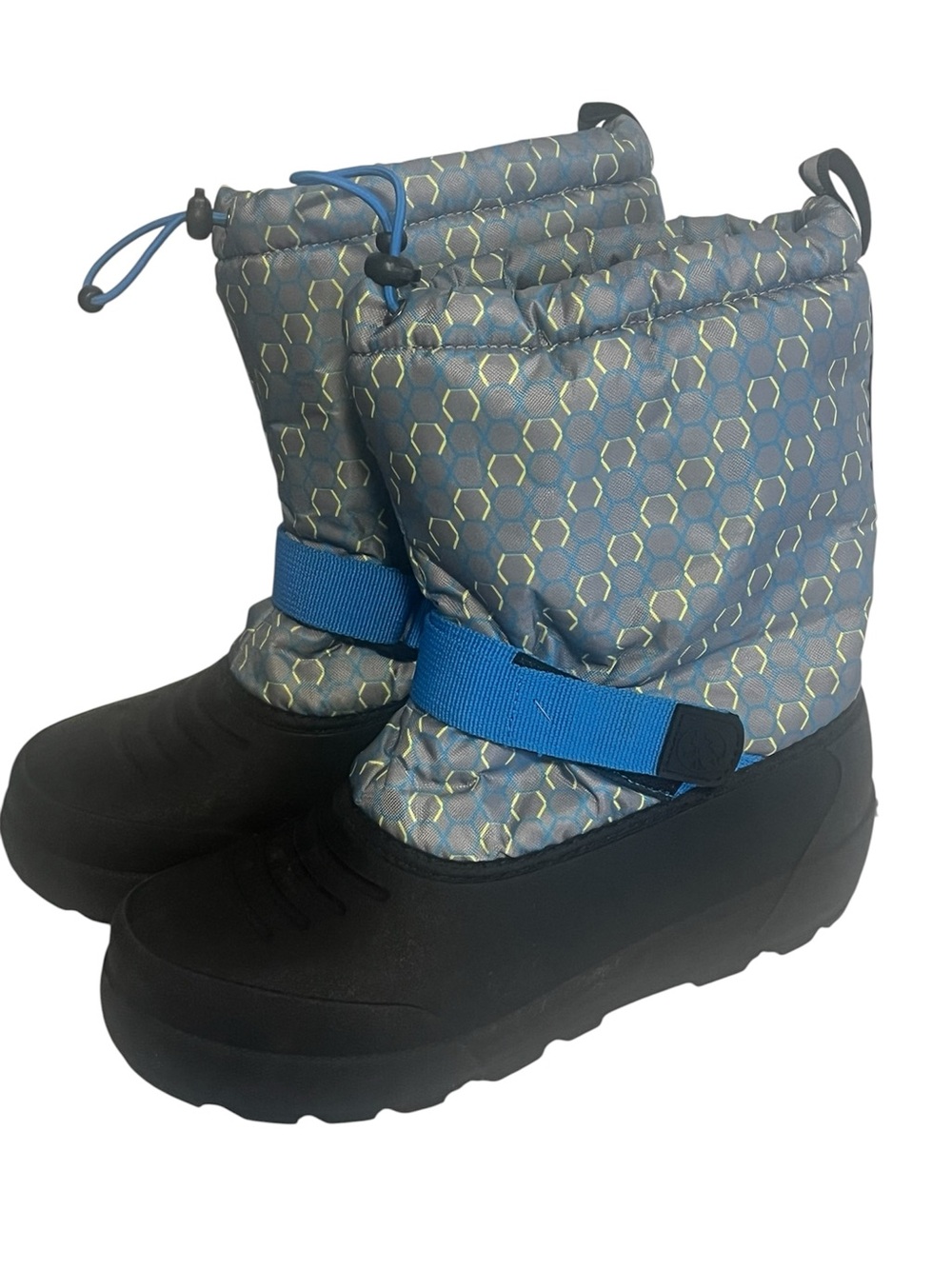 Northside Kids Frosty Waterproof Winter Boots in Gray and Blue